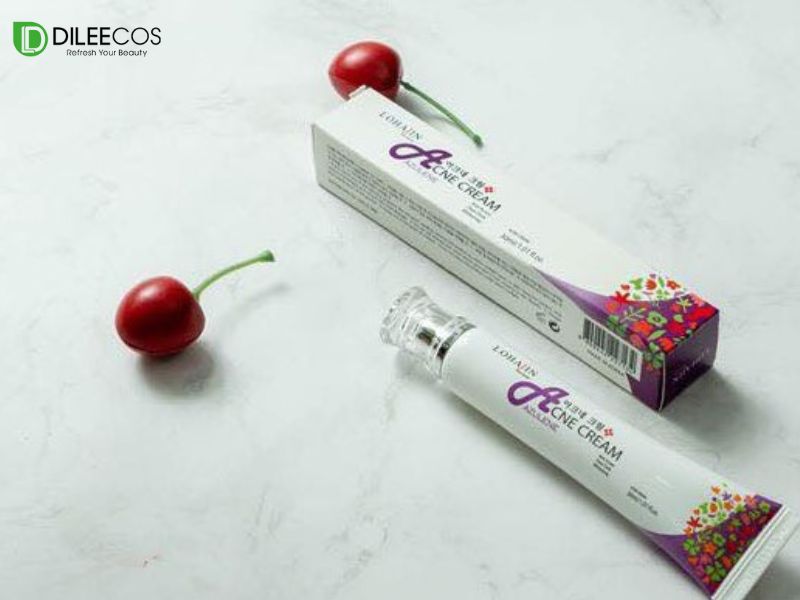 Thuốc trị mụn Hàn Quốc Lohajin Azulene Acne Cream